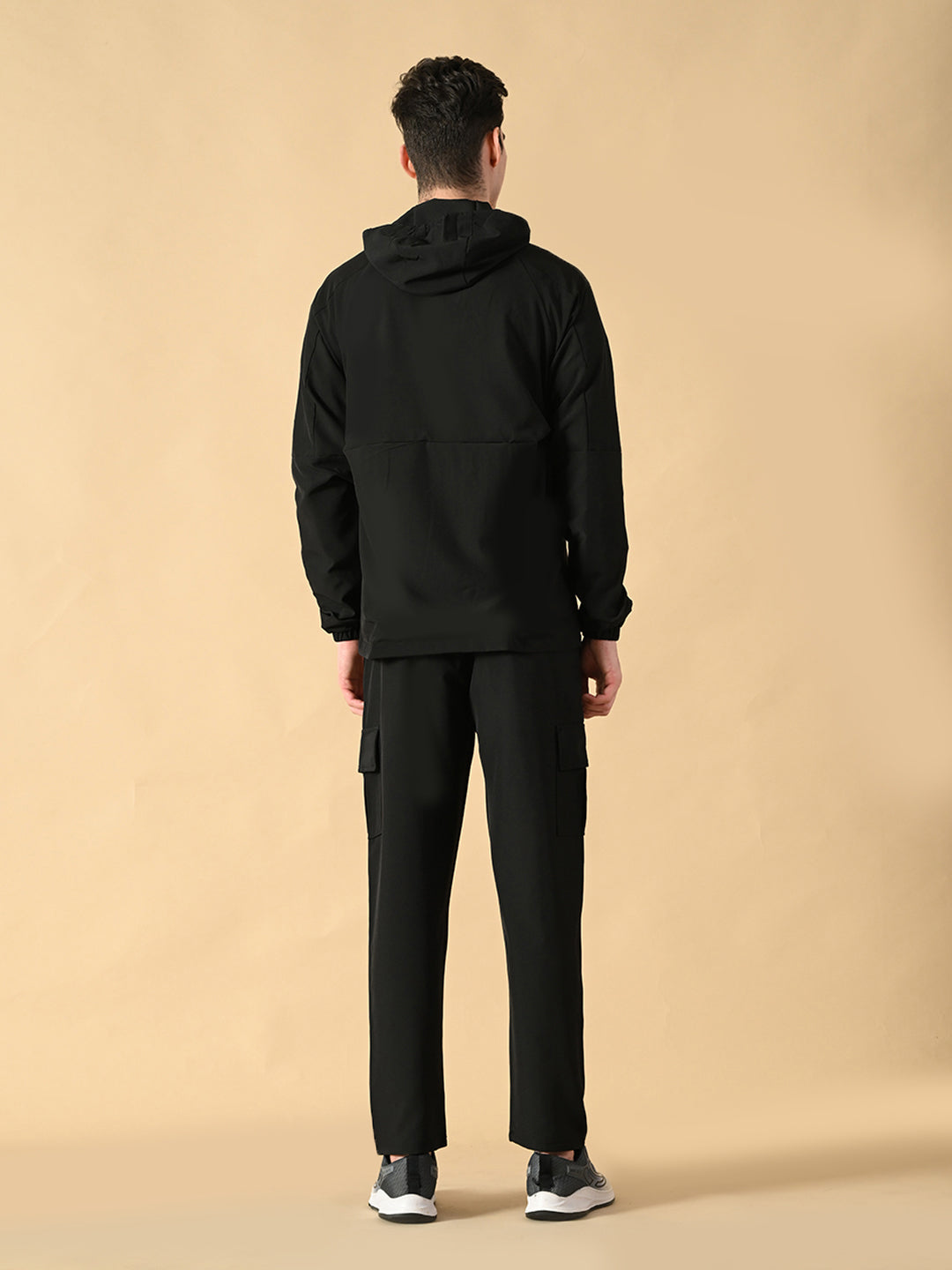 Men's Athletic Tracksuit Set - Sports Jacket & Cargo Pants