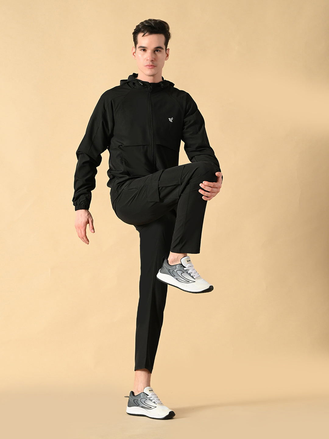 Men's Sports Jacket - 2-Layer Polyester with NS Lycra & Zero Mesh