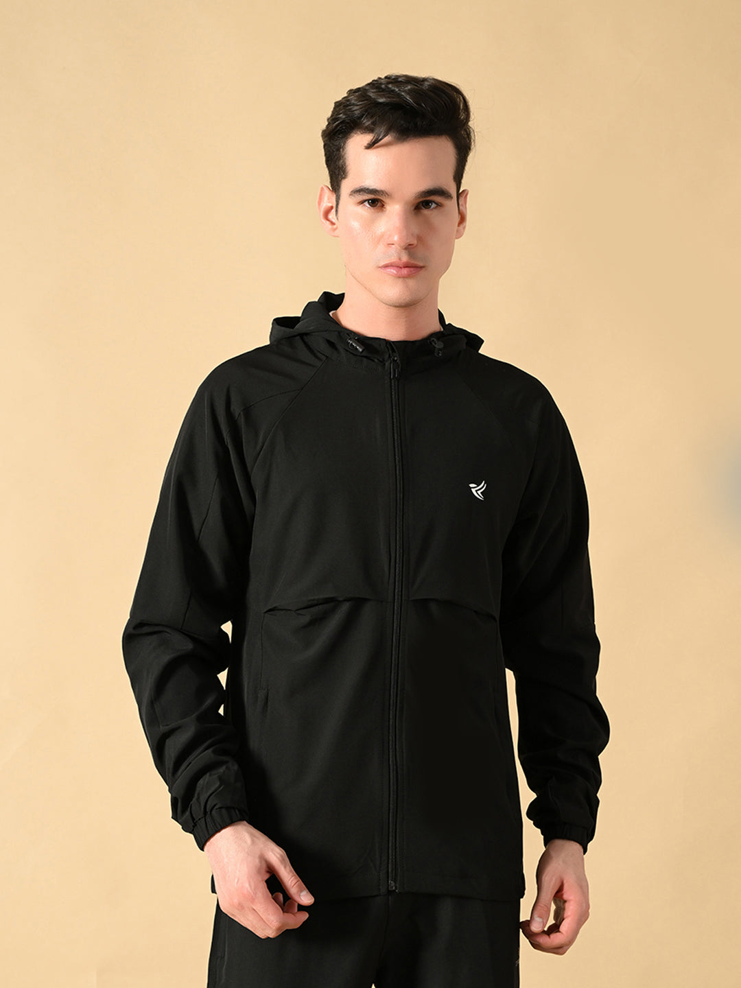 Men's Sports Jacket - 2-Layer Polyester with NS Lycra & Zero Mesh