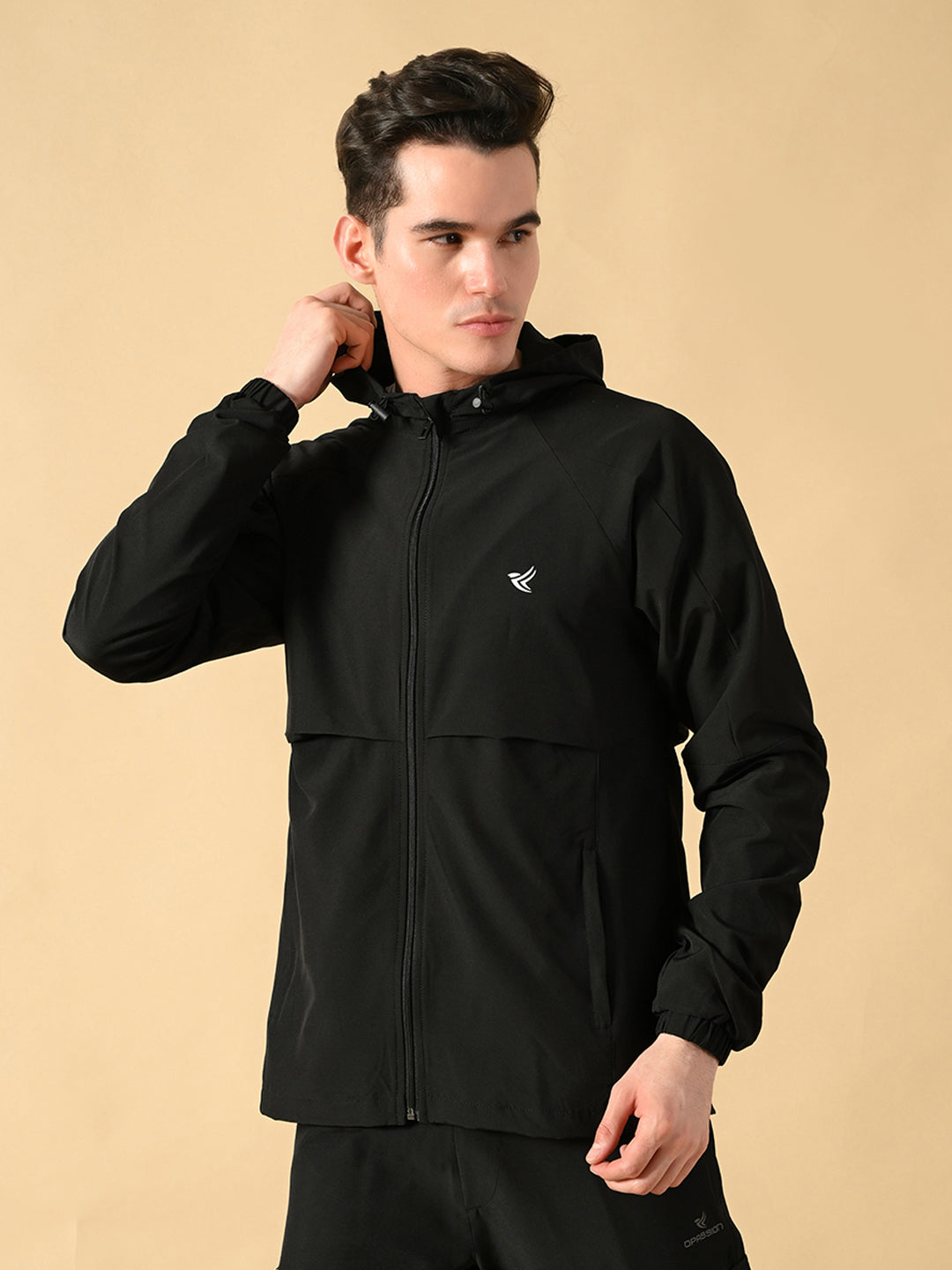 Men's Sports Jacket - 2-Layer Polyester with NS Lycra & Zero Mesh