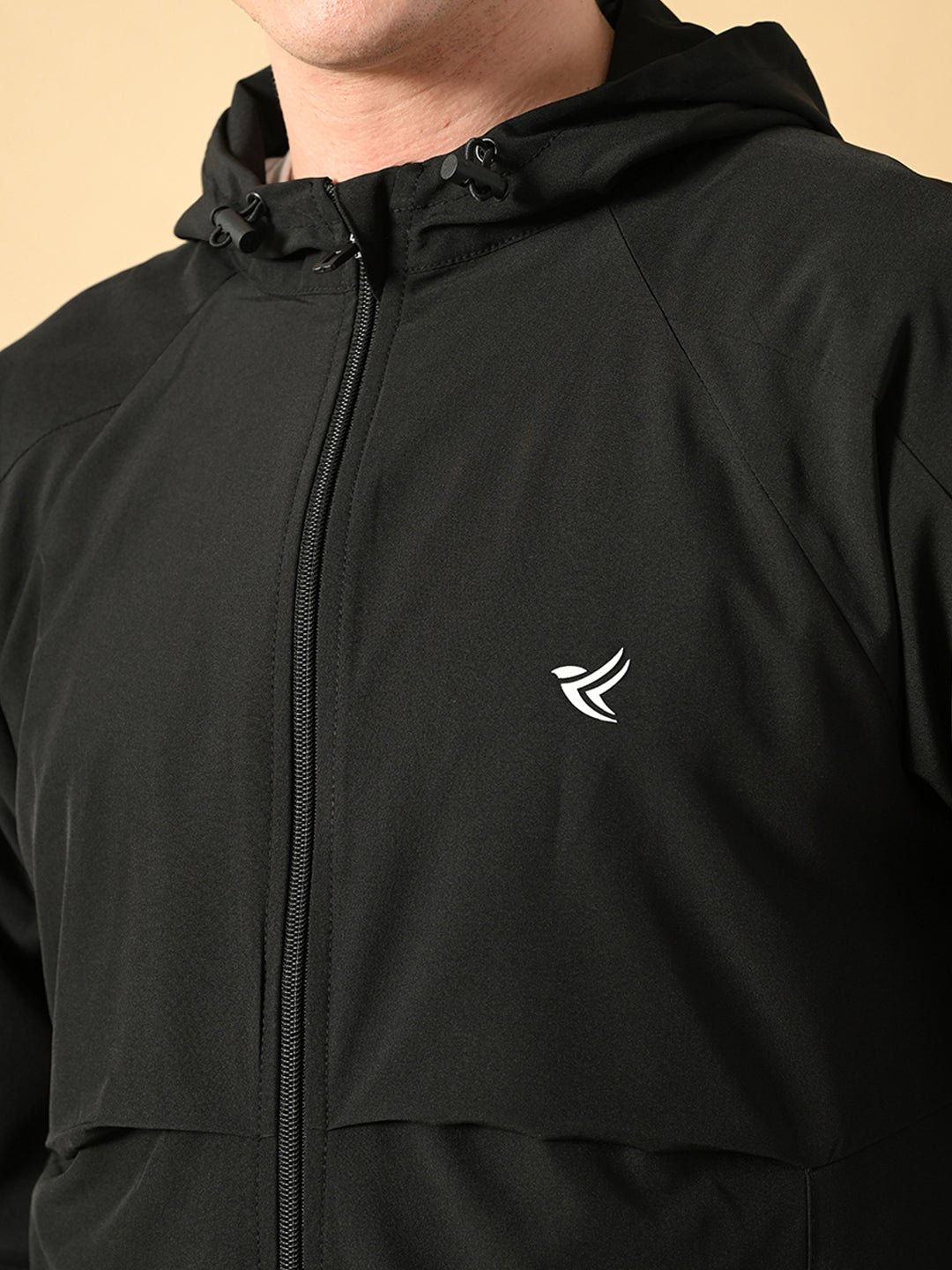 Men's Sports Jacket - 2-Layer Polyester with NS Lycra & Zero Mesh