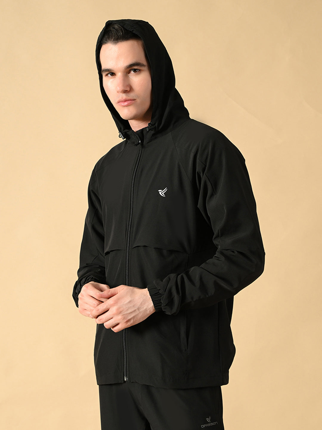 Men's Sports Jacket - 2-Layer Polyester with NS Lycra & Zero Mesh