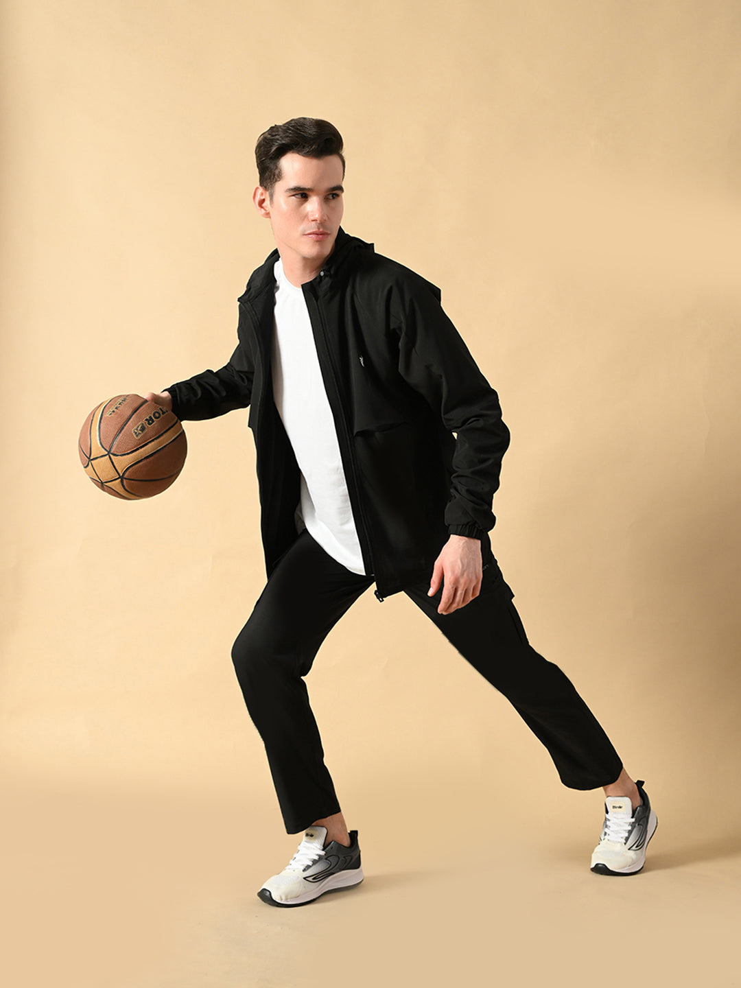 Men's Sports Jacket - 2-Layer Polyester with NS Lycra & Zero Mesh