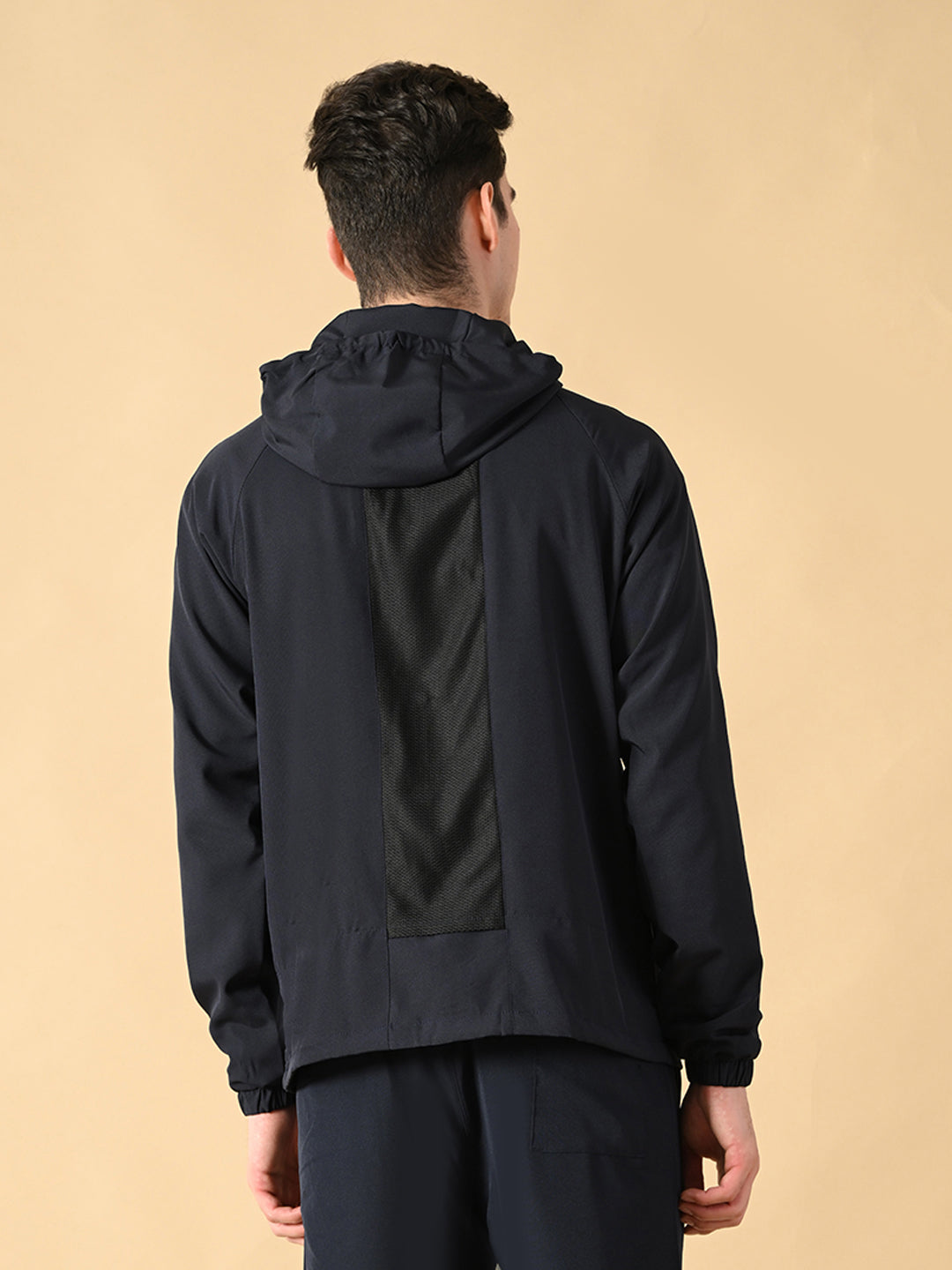 Dpassion Men Hooded Training Jacket Lightweight Gym Activewear - Dpassion