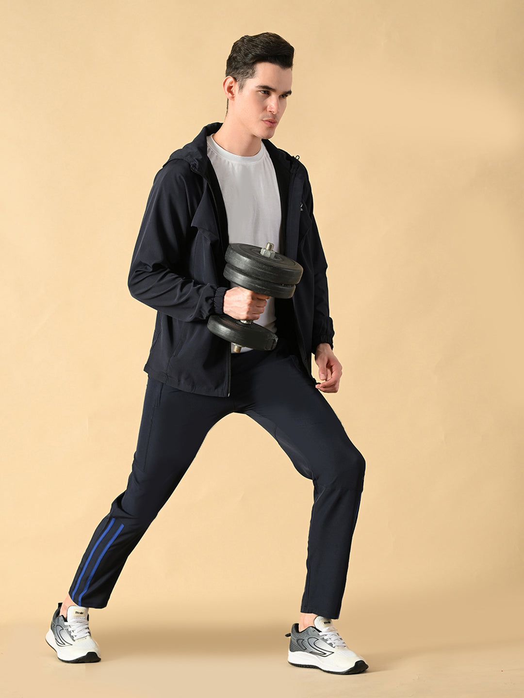 Men's Sports Jacket - 2-Layer Polyester with NS Lycra & Zero Mesh