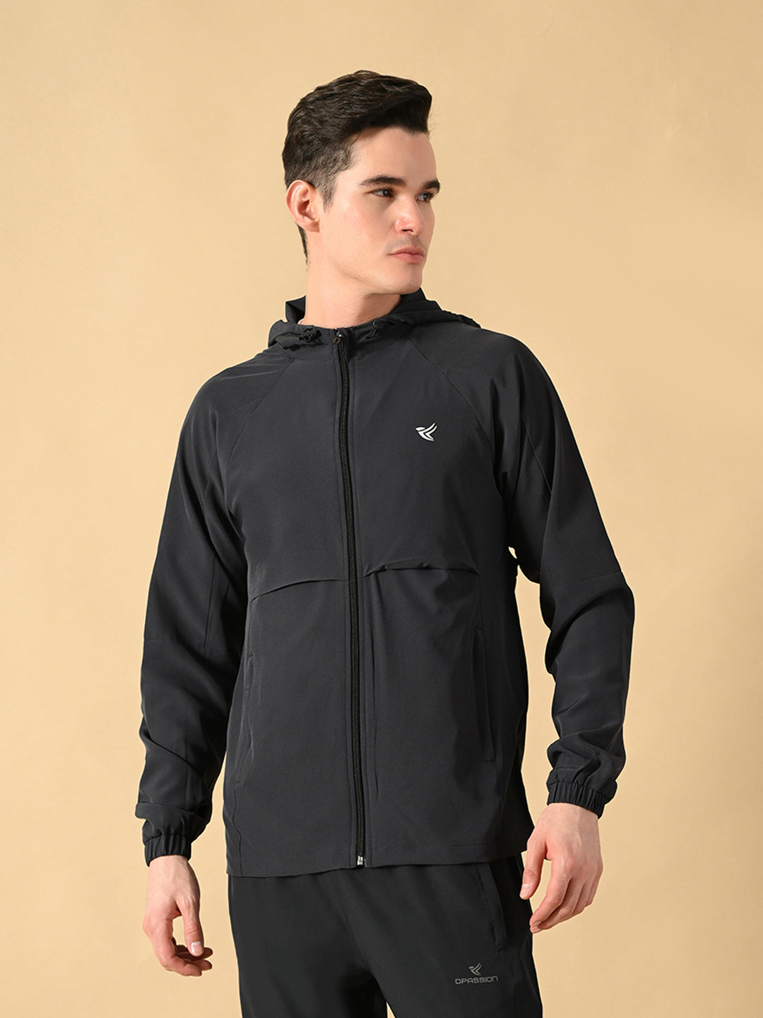 Men's Sports Jacket - 2-Layer Polyester with NS Lycra & Zero Mesh