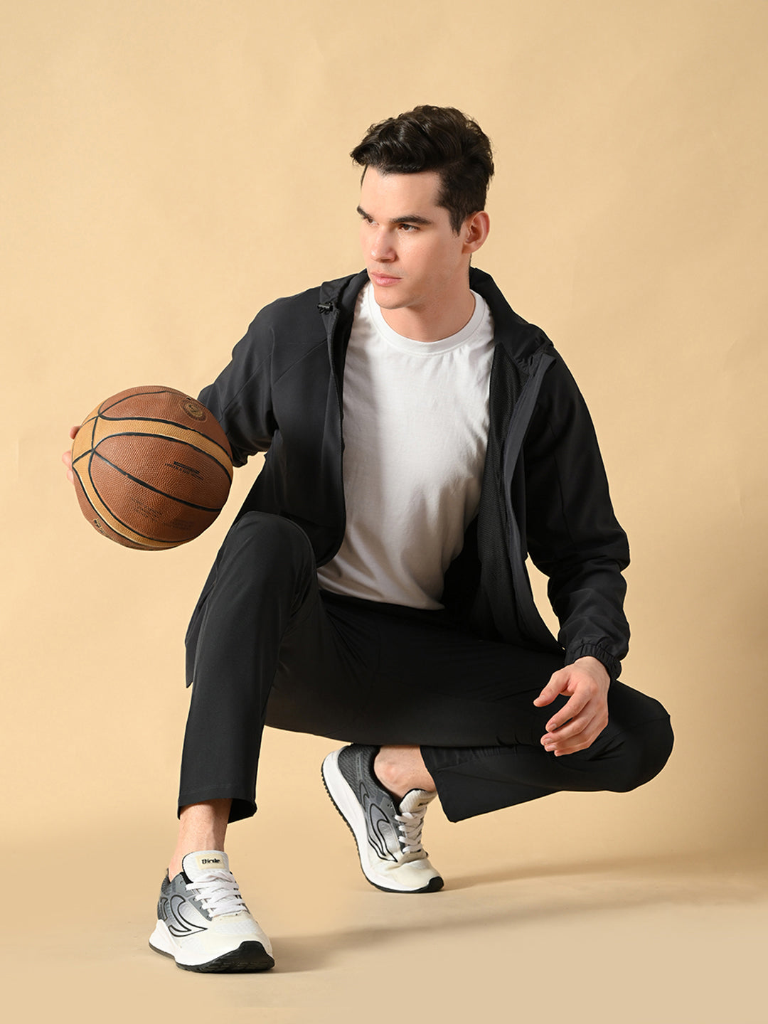 Men's Sports Jacket - 2-Layer Polyester with NS Lycra & Zero Mesh