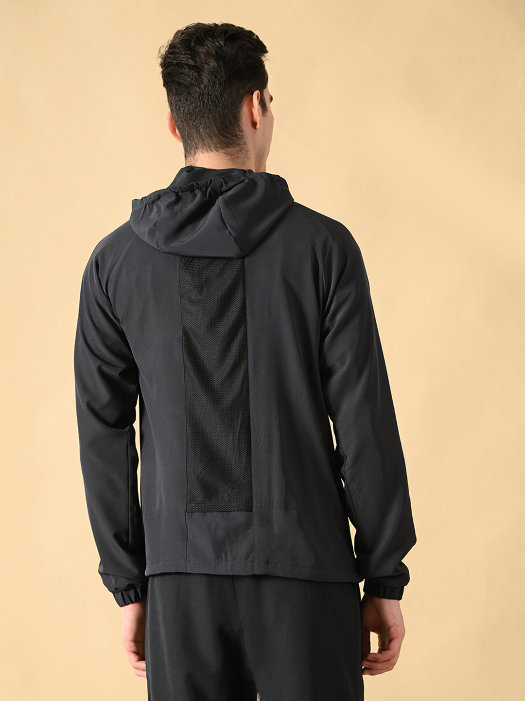 Men's Sports Jacket - 2-Layer Polyester with NS Lycra & Zero Mesh