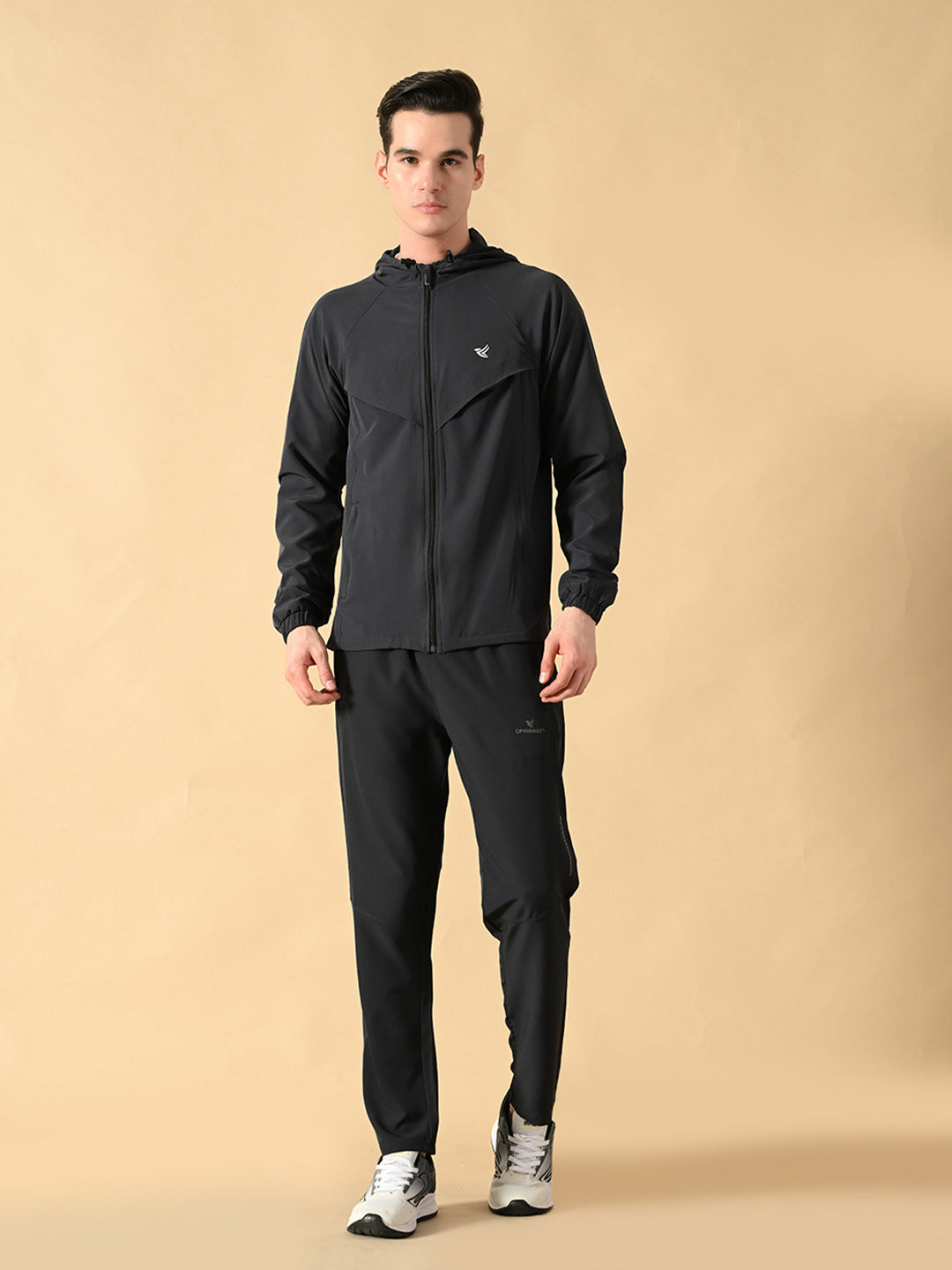 Men's Athletic Tracksuit Set - Sports Jacket & Cargo Pants