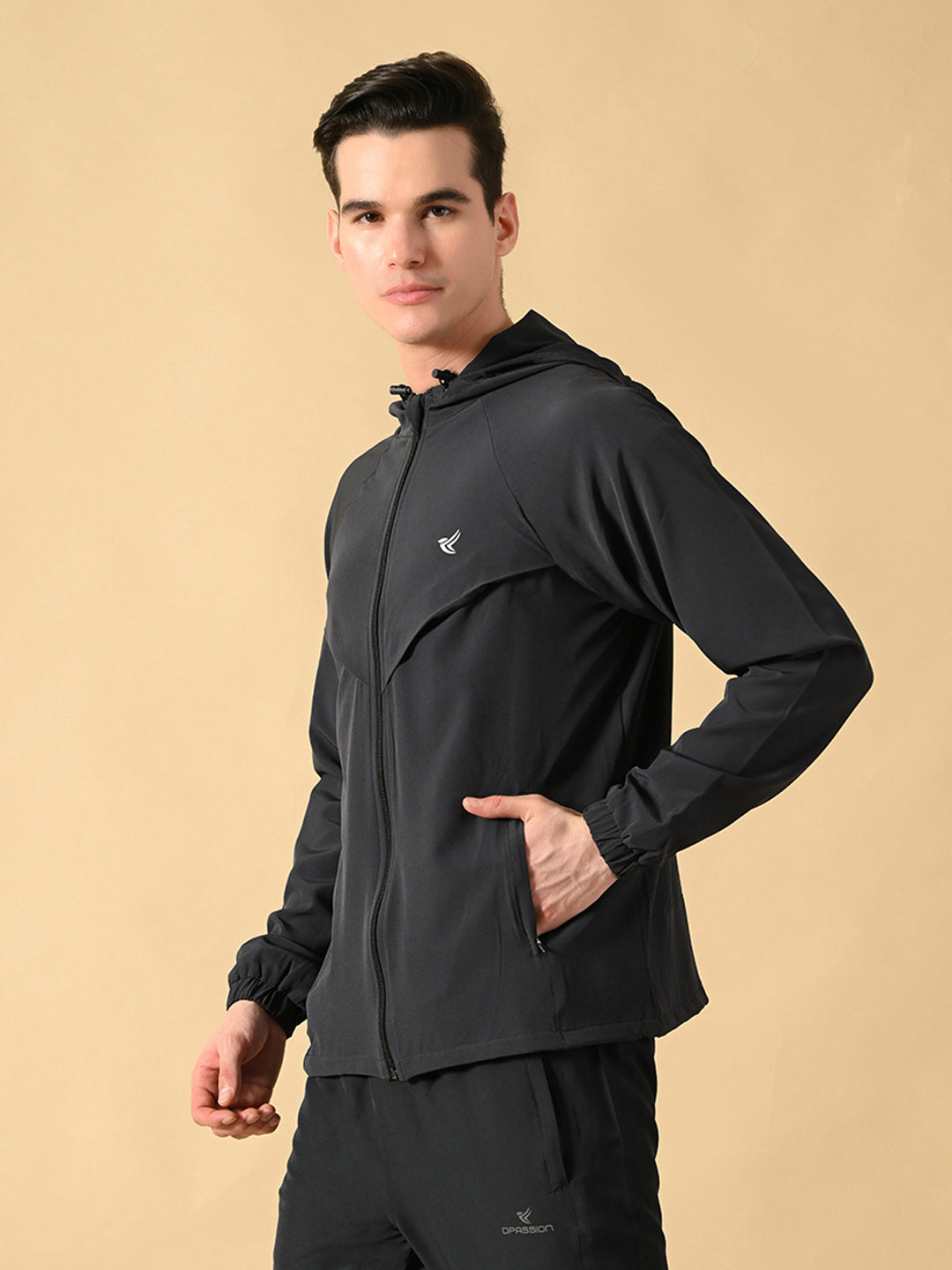 Men's Athletic Tracksuit Set - Sports Jacket & Cargo Pants