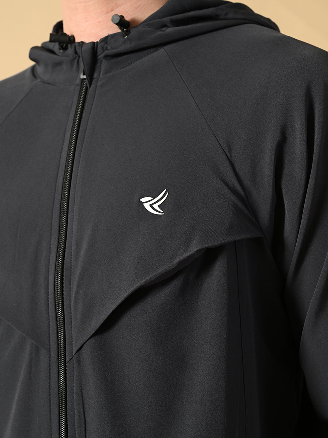 Men's Sports Jacket - 2-Layer Polyester with NS Lycra & Zero Mesh