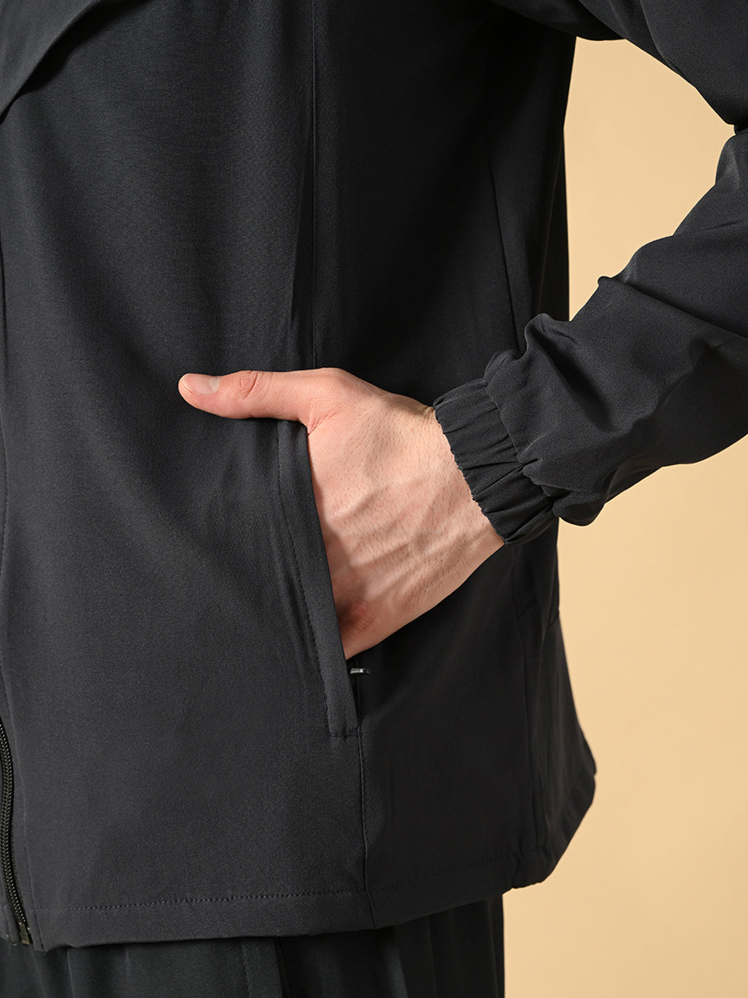 Men's Athletic Tracksuit Set - Sports Jacket & Cargo Pants