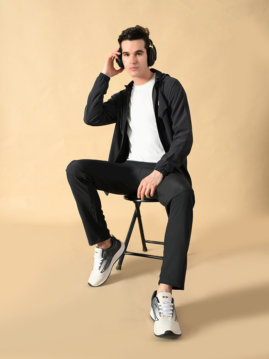 Men's Athletic Tracksuit Set - Sports Jacket & Cargo Pants