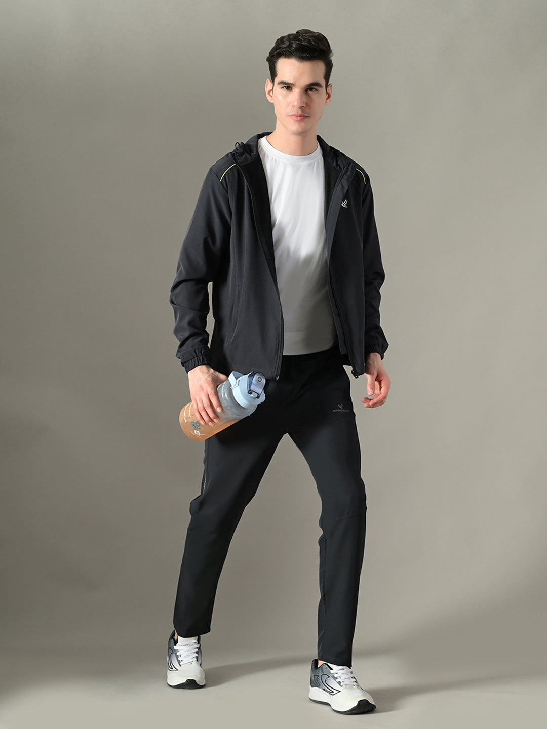 Men's Athletic Tracksuit Set - Sports Jacket & Cargo Pants