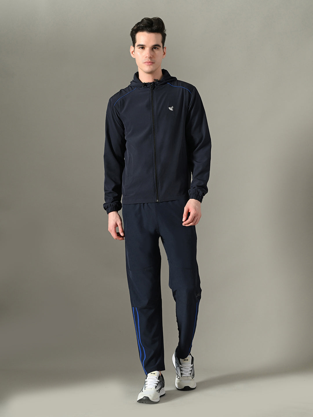 Men's Athletic Tracksuit Set - Sports Jacket & Cargo Pants
