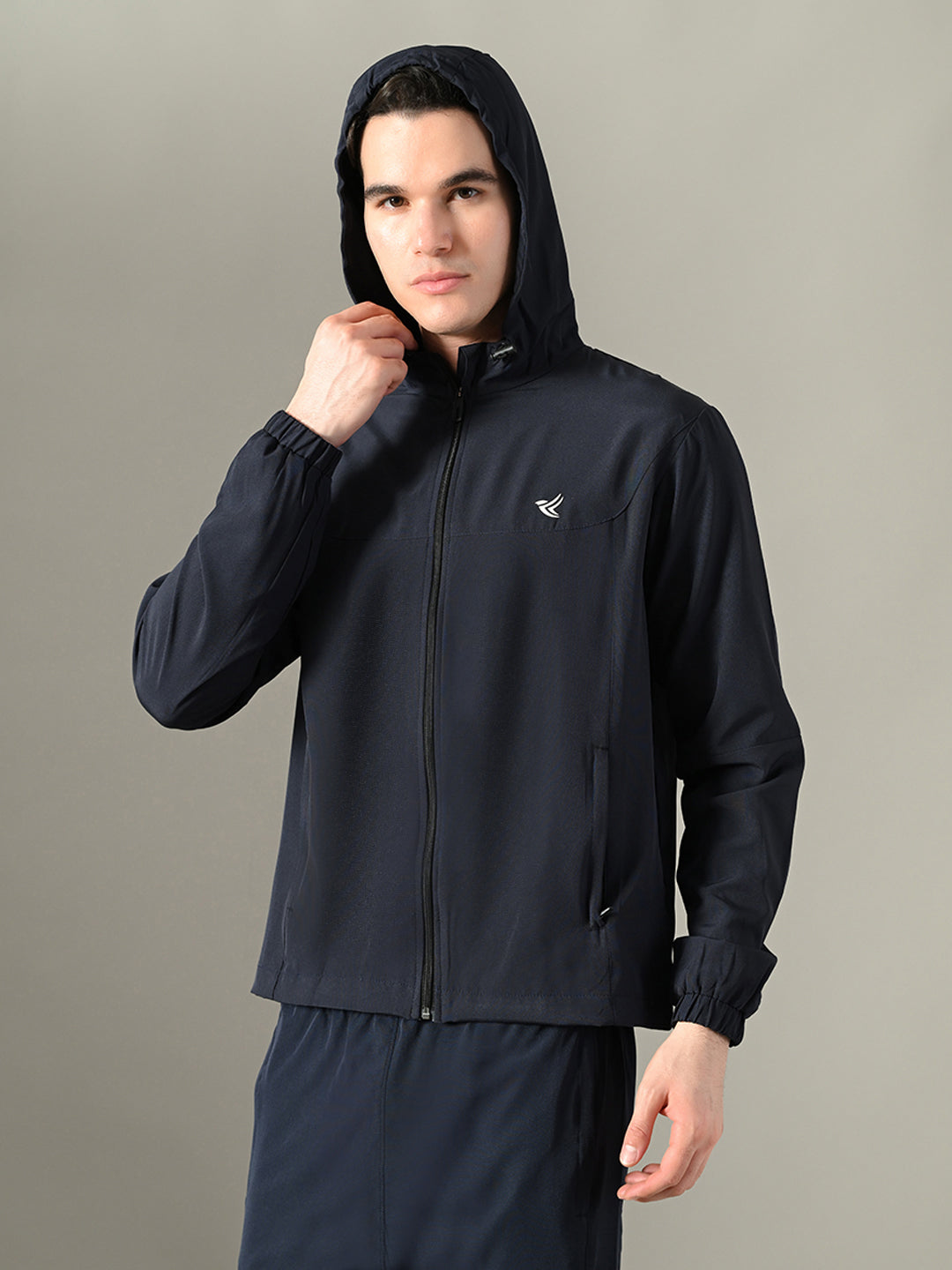 Men's Sports Jacket - 2-Layer Polyester with NS Lycra & Zero Mesh