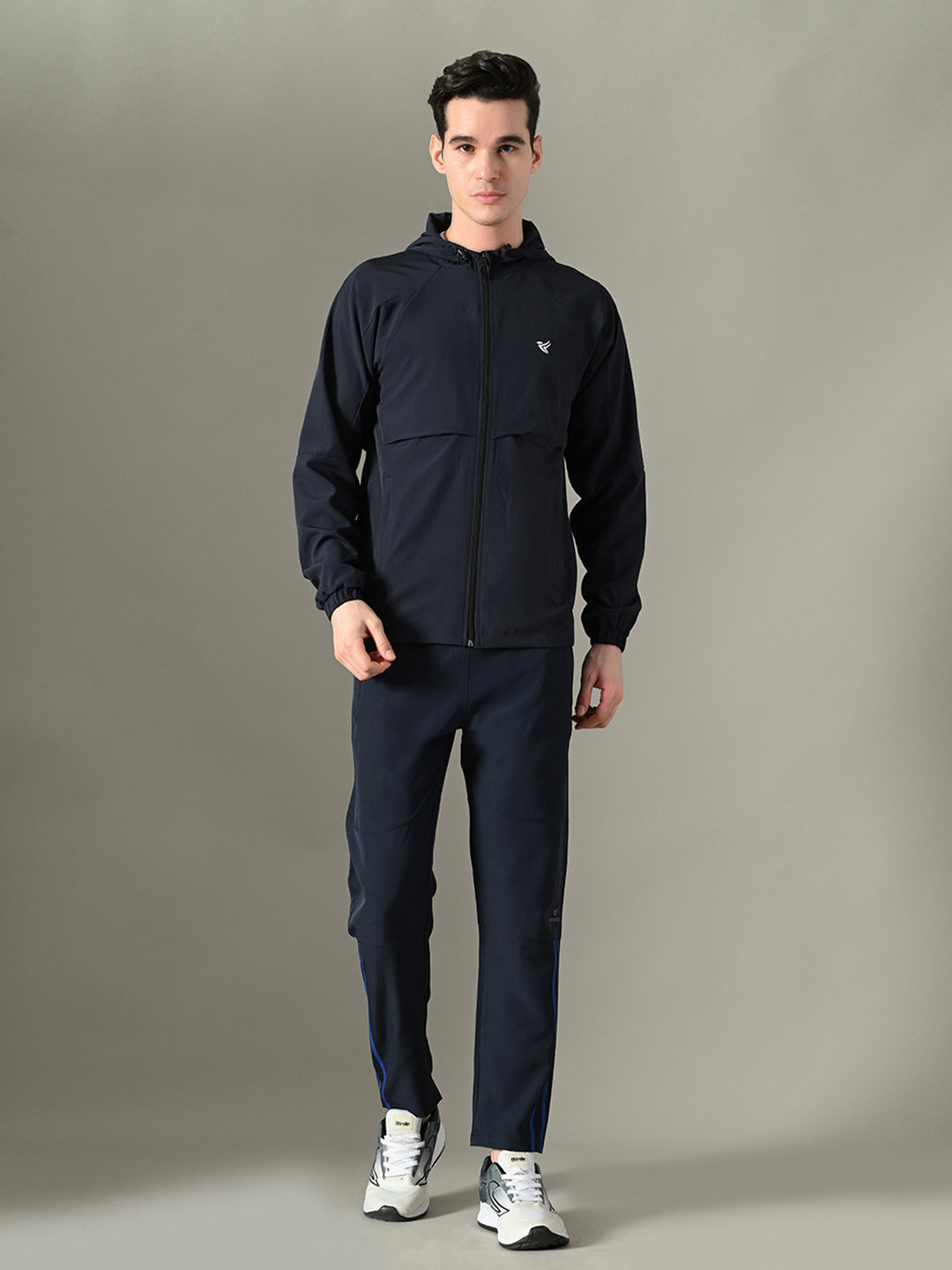 Men's Athletic Tracksuit Set - Sports Jacket & Cargo Pants