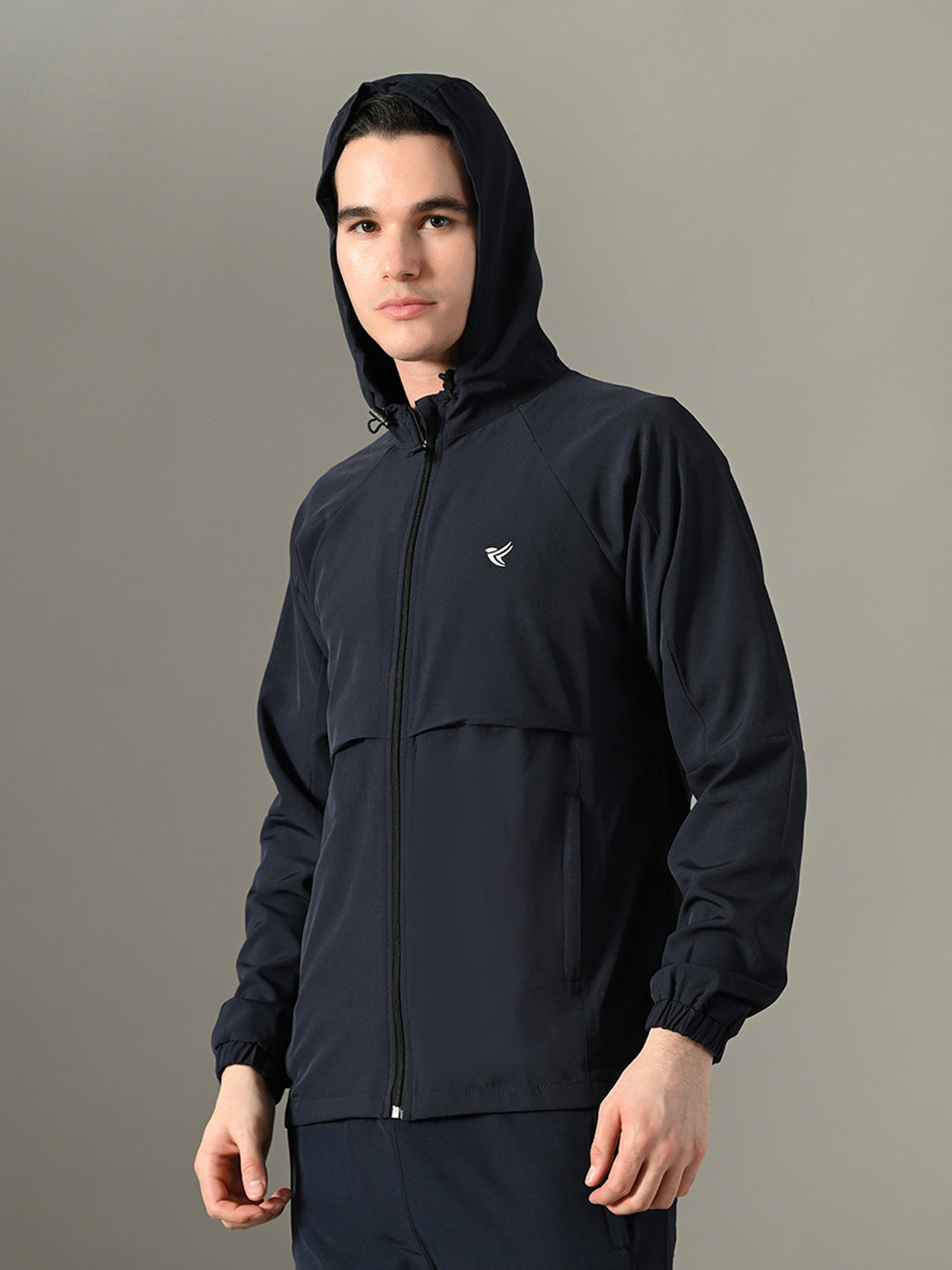 Men's Sports Jacket - 2-Layer Polyester with NS Lycra & Zero Mesh