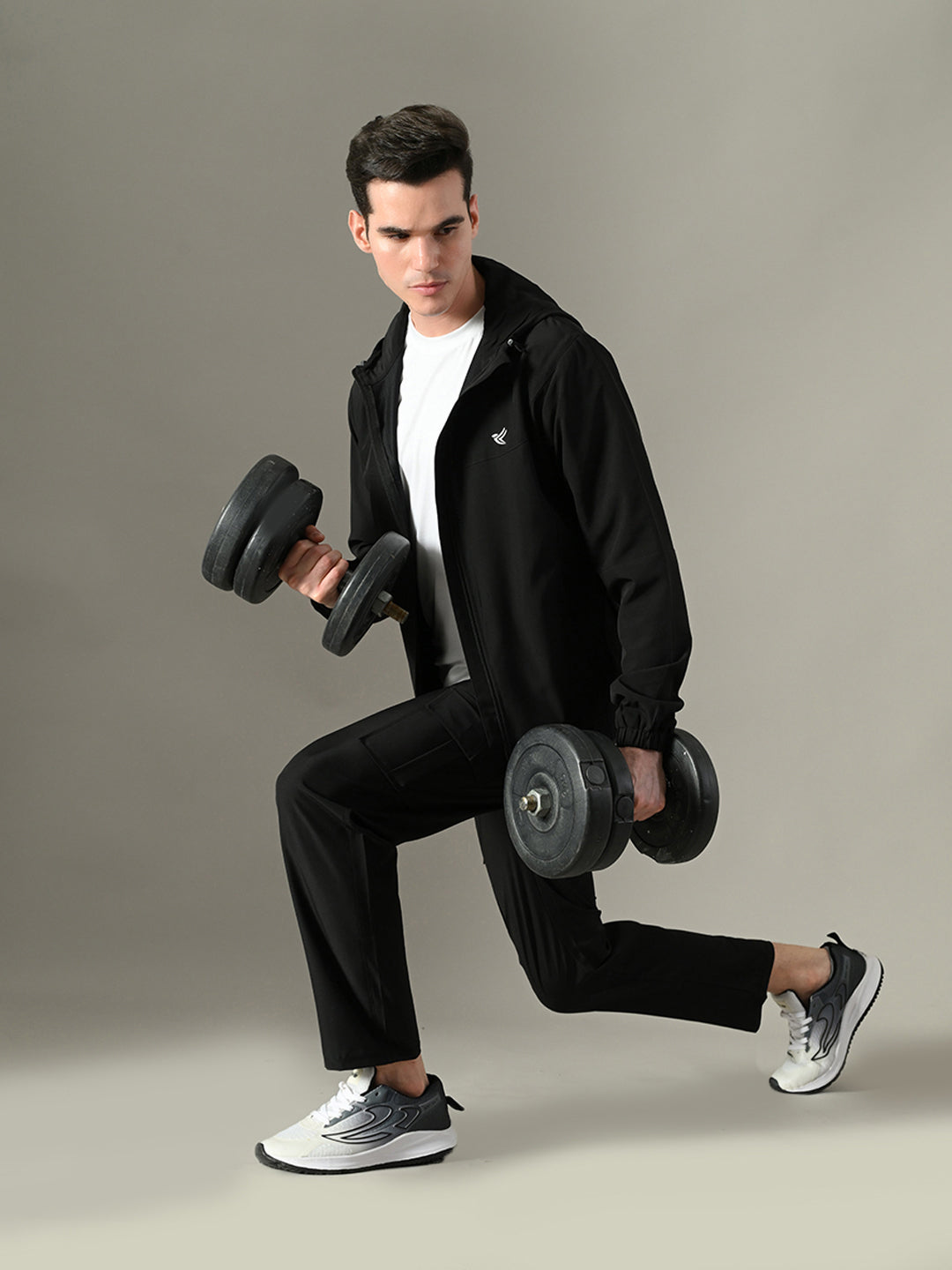 Men's Sports Jacket - 2-Layer Polyester with NS Lycra & Zero Mesh