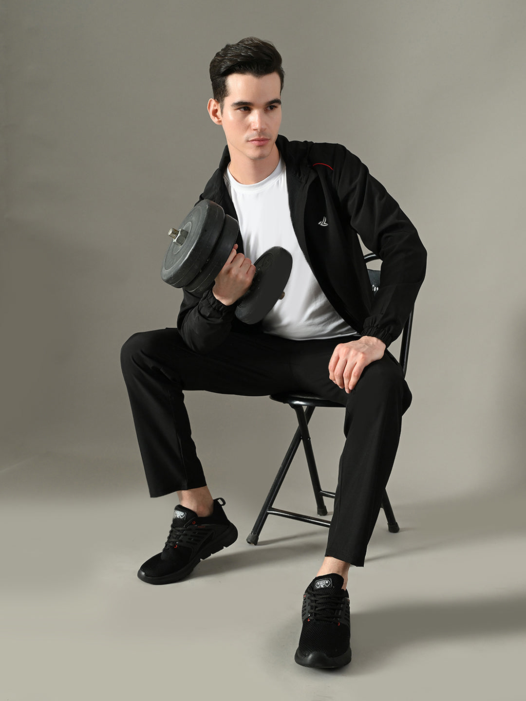 Men's Sports Jacket - 2-Layer Polyester with NS Lycra & Zero Mesh