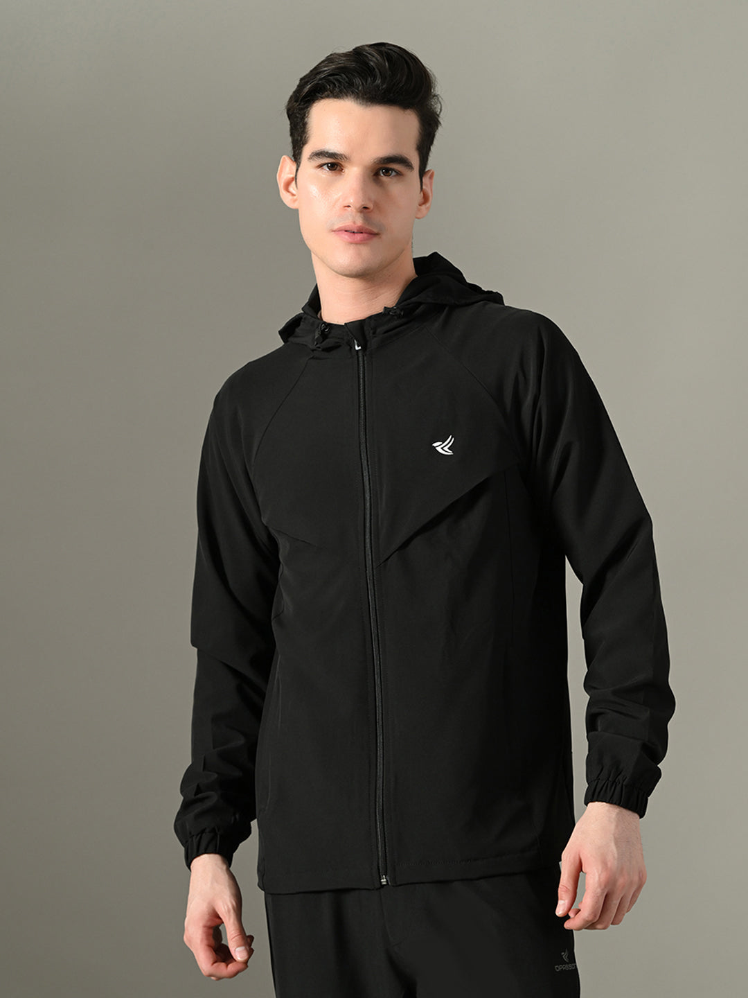 Men's Sports Jacket - 2-Layer Polyester with NS Lycra & Zero Mesh