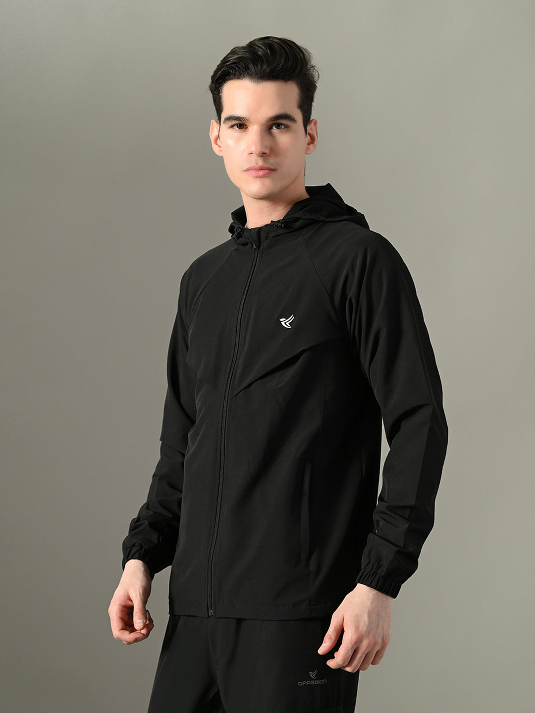 Men's Sports Jacket - 2-Layer Polyester with NS Lycra & Zero Mesh