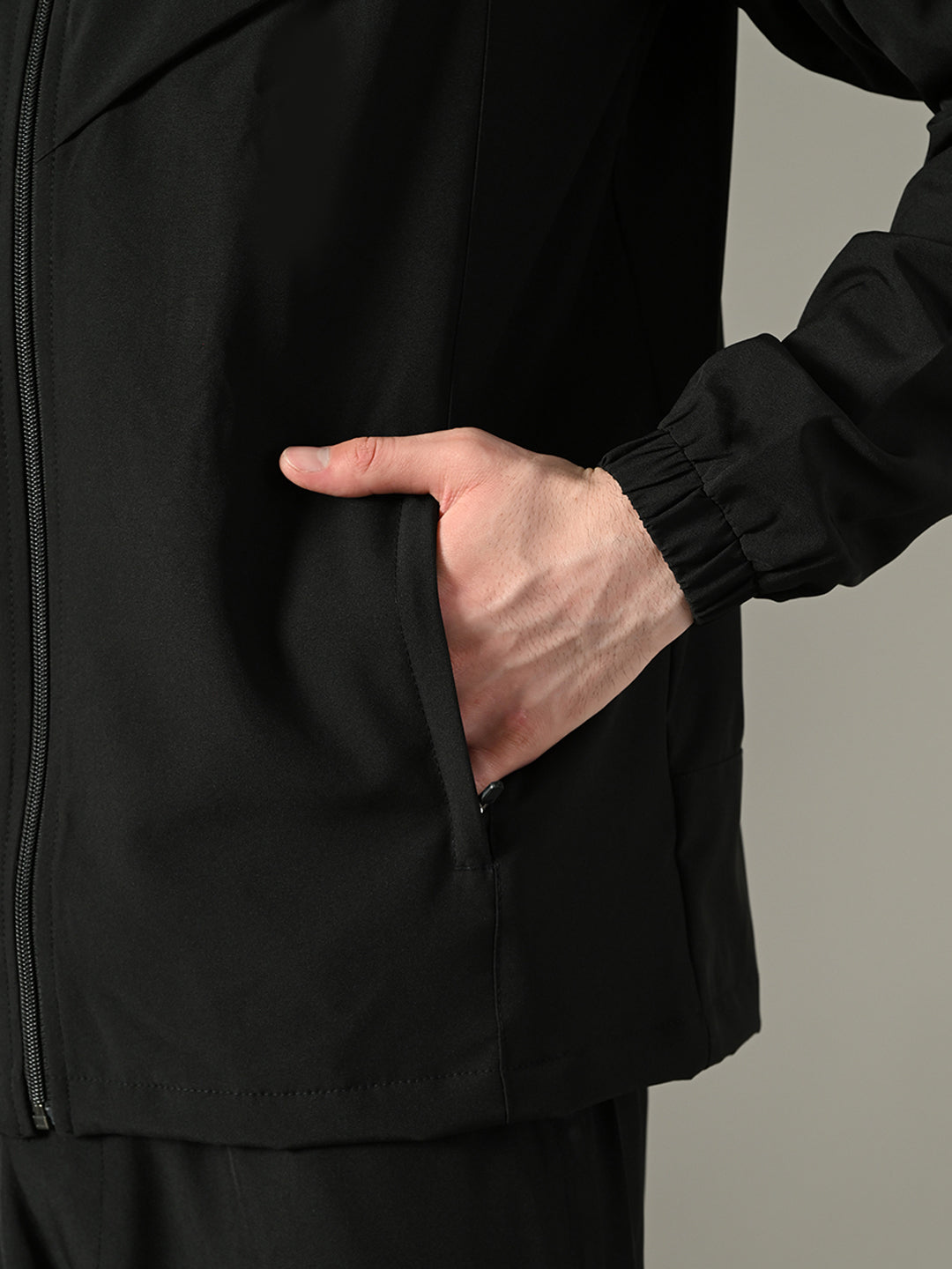 Men's Athletic Tracksuit Set - Sports Jacket & Cargo Pants