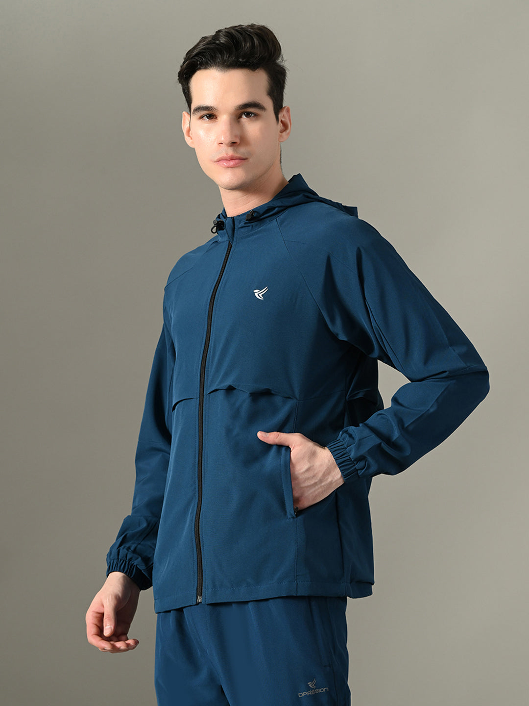 Men's Sports Jacket - 2-Layer Polyester with NS Lycra & Zero Mesh