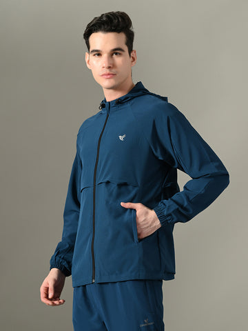 Men's Sports Jacket - 2-Layer Polyester with NS Lycra & Zero Mesh