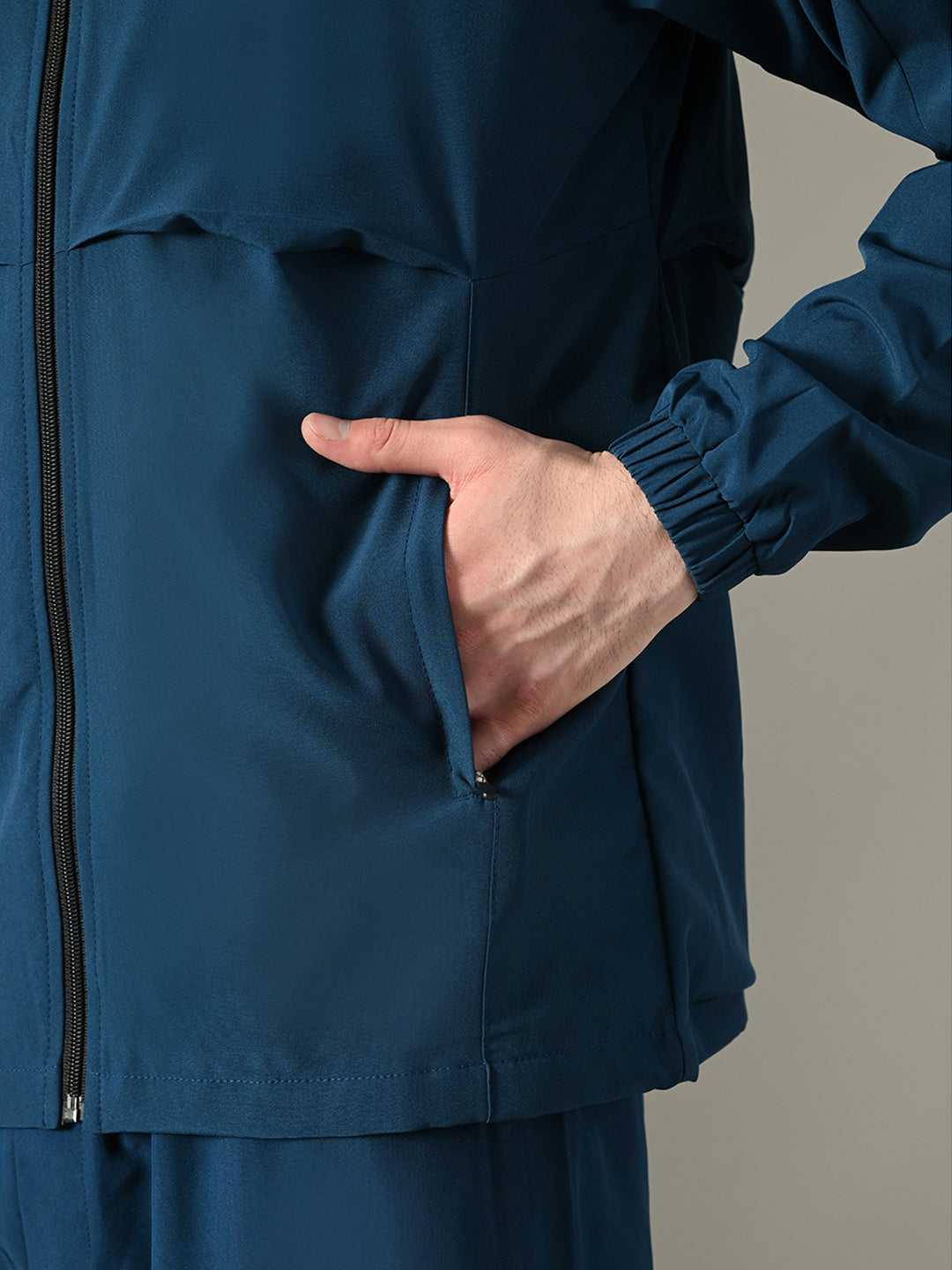 Men's Athletic Tracksuit Set - Sports Jacket & Cargo Pants