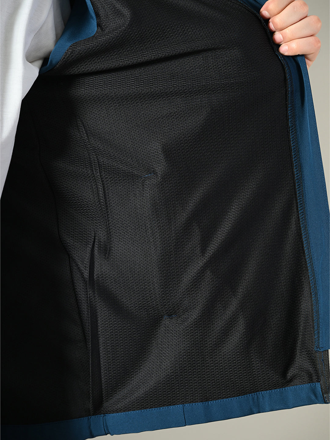 Men's Sports Jacket - 2-Layer Polyester with NS Lycra & Zero Mesh