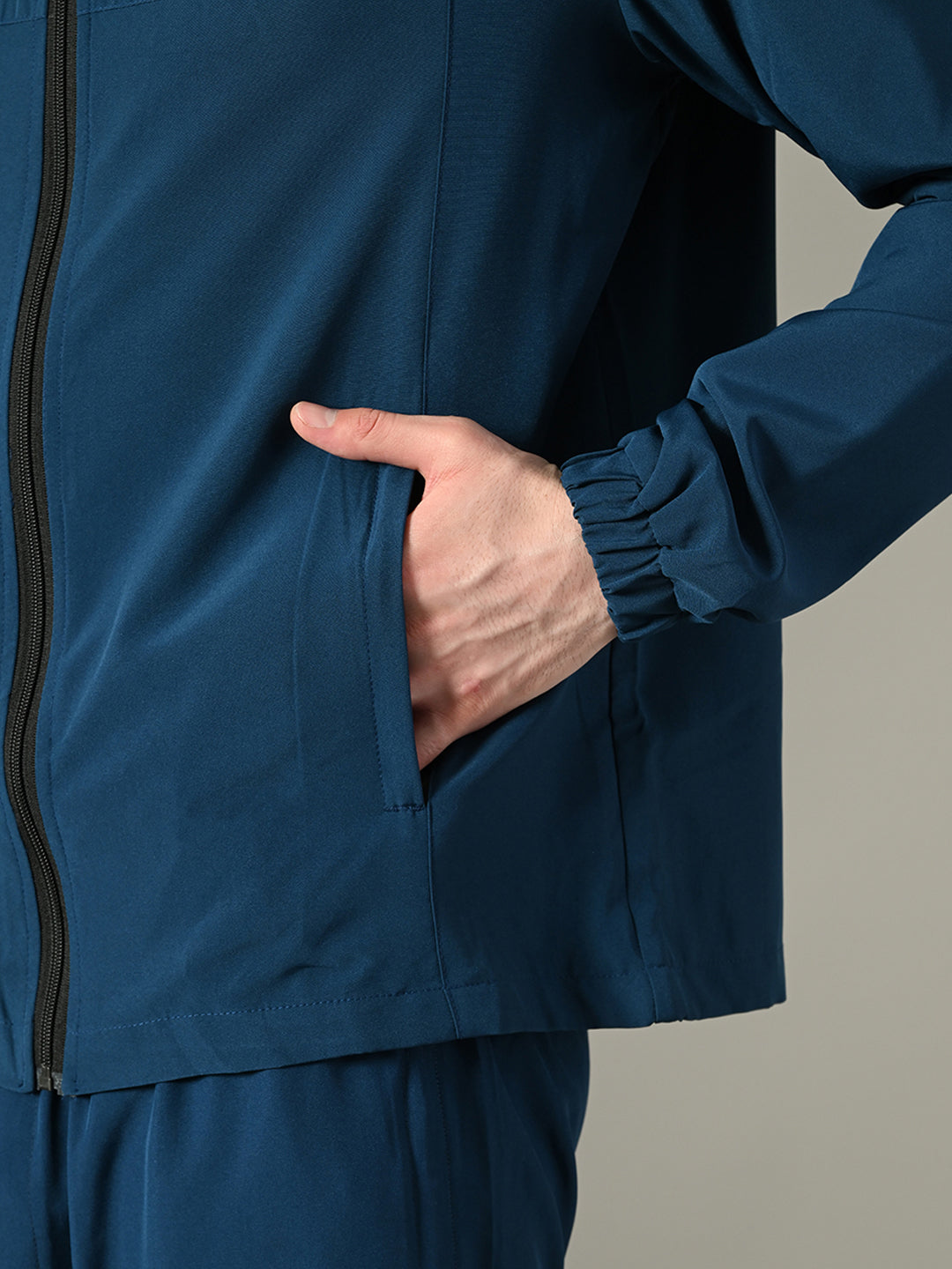 Men's Sports Jacket - 2-Layer Polyester with NS Lycra & Zero Mesh