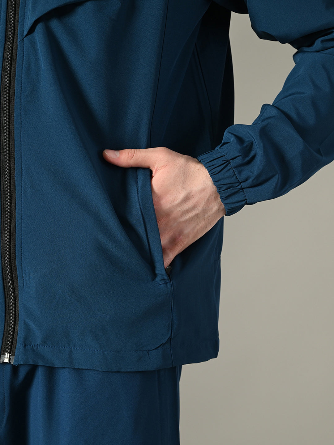 Men's Sports Jacket - 2-Layer Polyester with NS Lycra & Zero Mesh