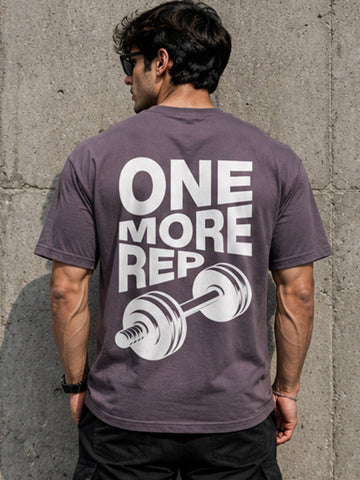 Men's Oversized Drop Shoulder T-Shirt | Cotton Relaxed Fit Round Neck Streetwear Tee (Grey)