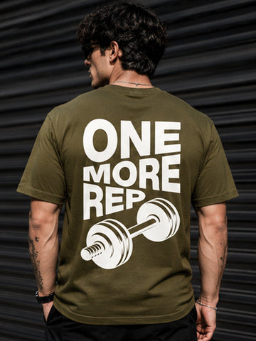 Men's Oversized Drop Shoulder T-Shirt | Cotton Relaxed Fit Round Neck Streetwear Tee (Olive)