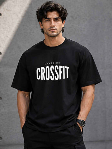 Dpassion Crossfit Oversized Training T Shirt for Men