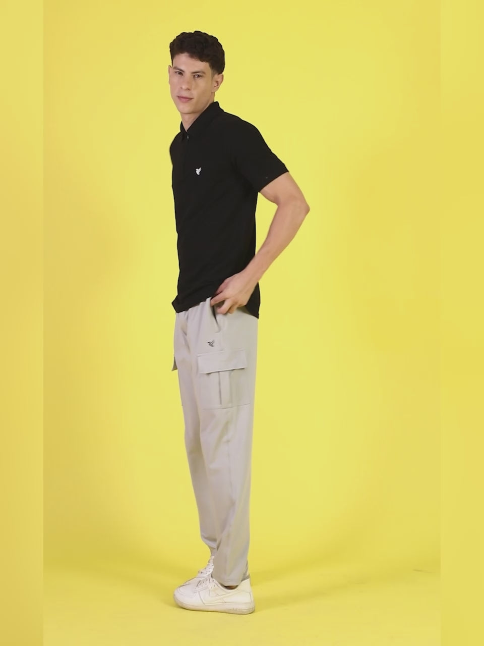 Men's Hyper-Motion Cargo Track Pants – 4-Way Stretch Engineered for Peak Performance