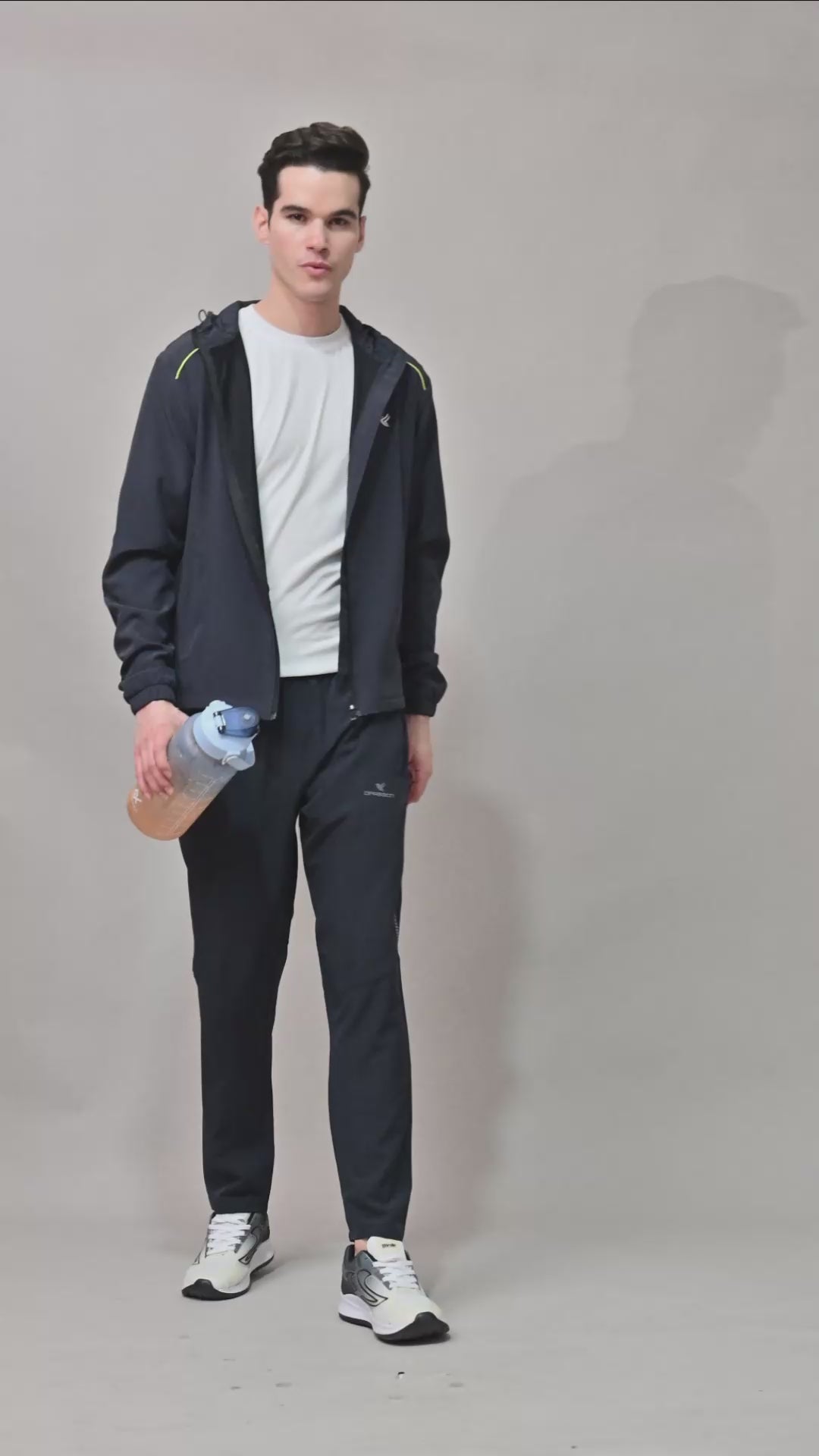 Men's Athletic Tracksuit Set - Sports Jacket & Cargo Pants