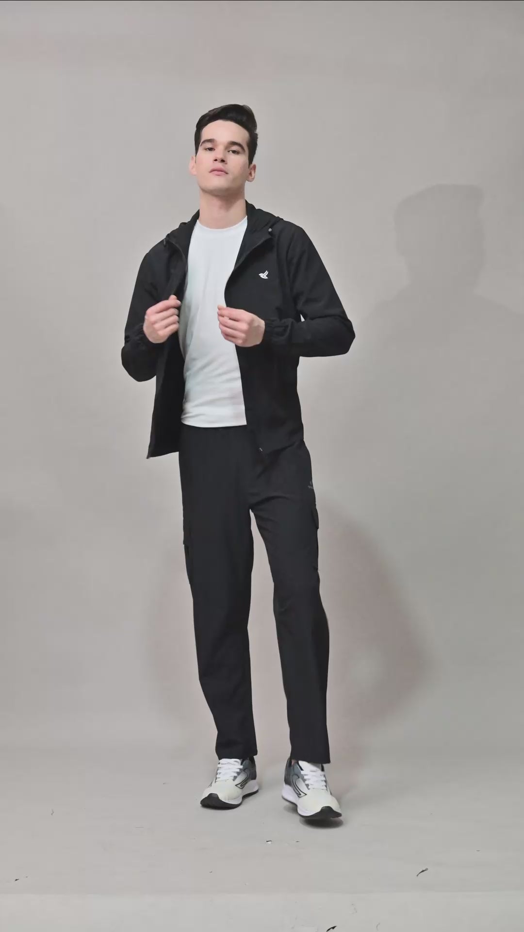 Men's Athletic Tracksuit Set - Sports Jacket & Cargo Pants