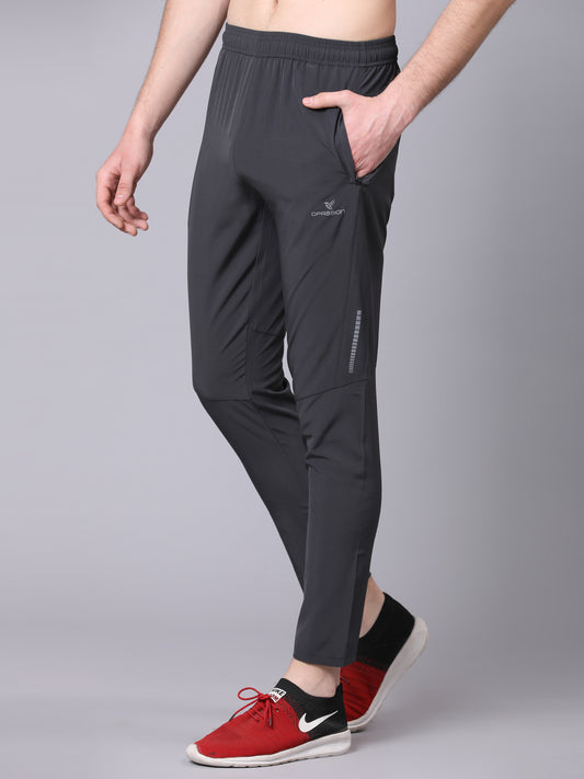 Regular fit sports track pants for men