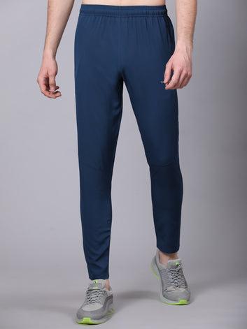 Regular fit sports track pants for men