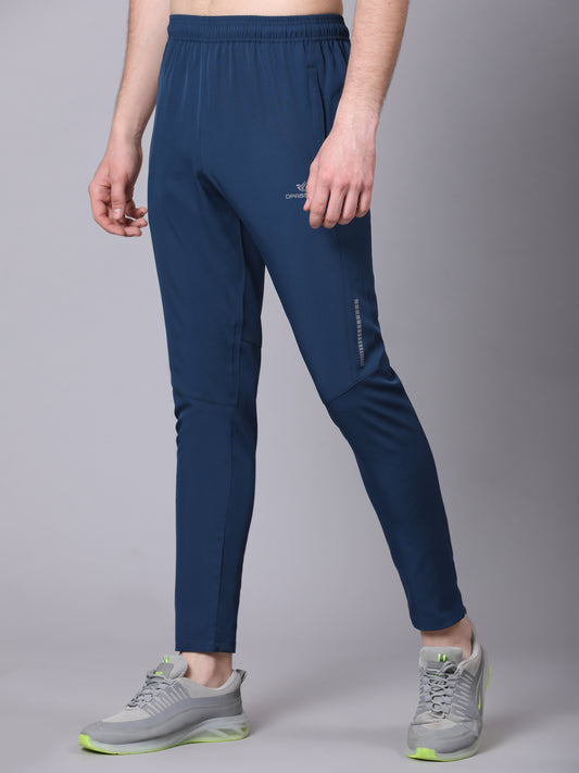 Regular fit sports track pants for men