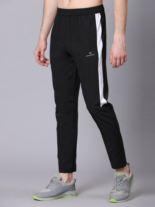 Regular fit sports track pants for men