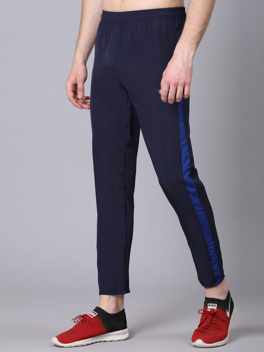 Regular fit sports track pants for men