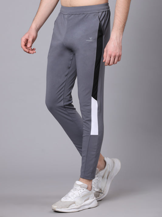 Regular fit sports track pants for men