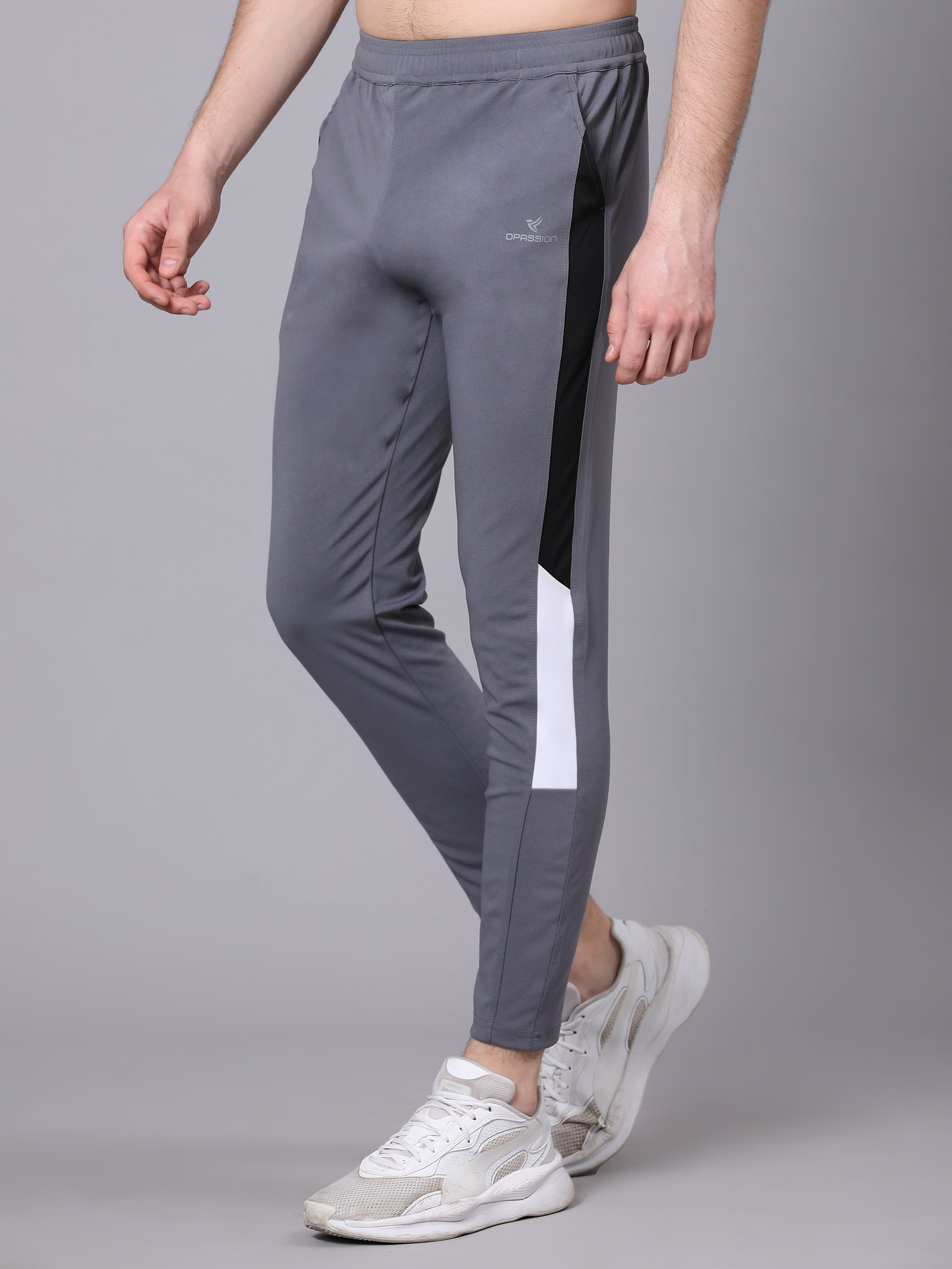 Lycra Printed Slim Fit Mens Track Pant  Shopaholics