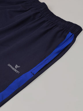 Regular fit sports track pants for men