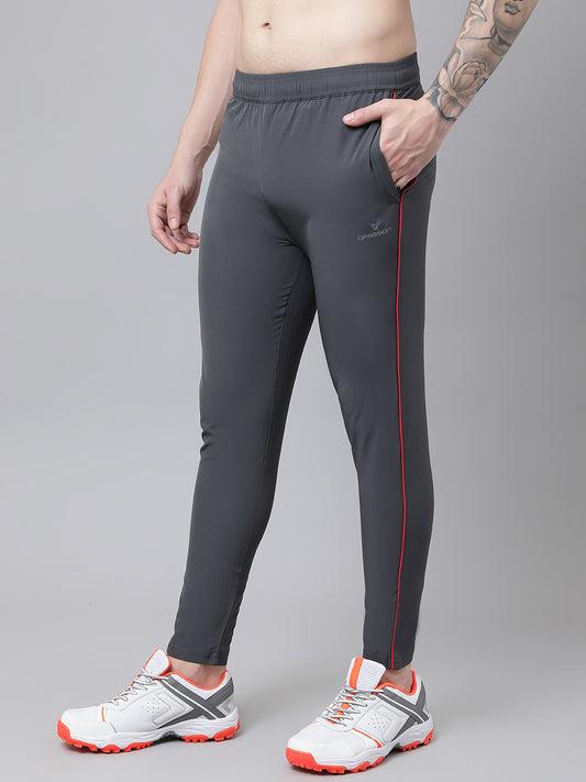 Regular fit sports track pants for men