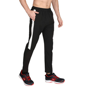 Regular fit sports track pants for men