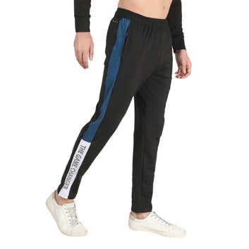 Regular fit sports track pants for men